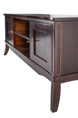 Clásico buffet de TV de madera real Cómoda Tablero Armario Modelos Nuevos