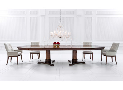 Juego de comedor Mesa de comedor 4 x silla Conjunto Conjunto de mesa Grupo de comidas clásico