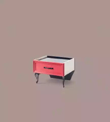 Moderna mesita de noche multicolor, mesita de noche de diseño para la habitación de los niños, muebles nuevos.