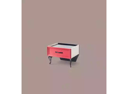 Moderna mesita de noche multicolor, mesita de noche de diseño para la habitación de los niños, muebles nuevos.