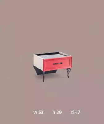 Moderna mesita de noche multicolor, mesita de noche de diseño para la habitación de los niños, muebles nuevos.