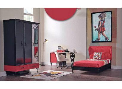 Clásico armario de vestuario de loft, diseño de armarios de dormitorio, muebles de diseño 131x60x200.