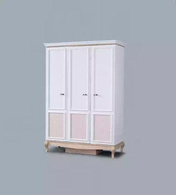 Armario blanco Armario de vestir Muebles blancos Armario de campo Blanco Muebles