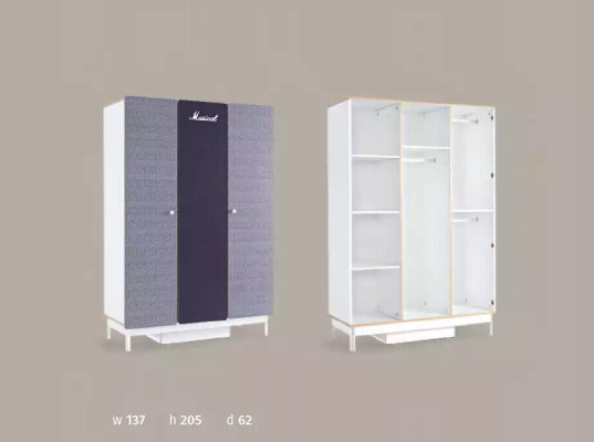 Armario de ropa, armarios de diseño, muebles, armario de habitación infantil, armario de madera, nuevo.