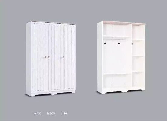 Armario blanco de madera armarios muebles diseño de dormitorio muebles para niños