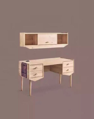 Secretaria Escritorio Mesa 134x60x77 Escritorios Muebles Madera Computadora
