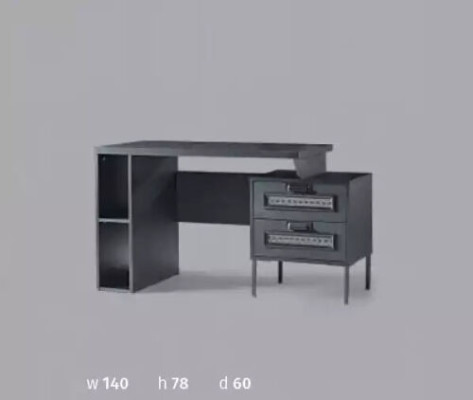 Escritorio moderno para niños escritorios negros mesas muebles mesa