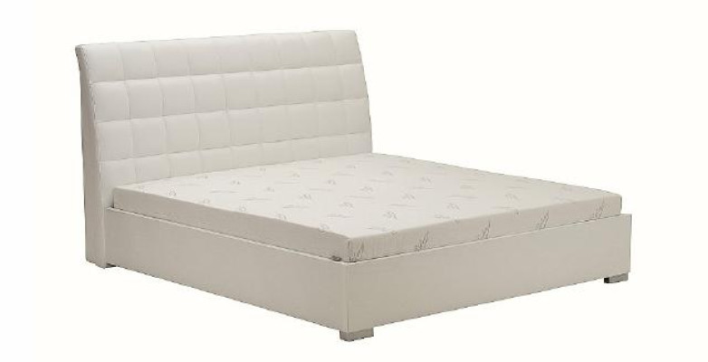 Cama Cama doble Camas de diseño Cama doble Cuero Acolchado Textil Cama Tela