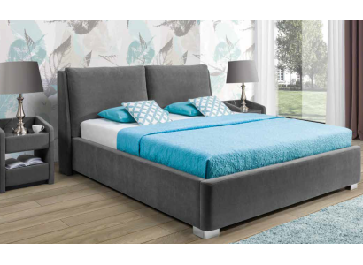 Diseño cama dormitorio camas textil cuero hotel lujo tapizado matrimonio doble