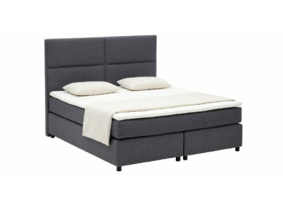 Cama Boxspring continental textil cama acolchada alta de piel doble