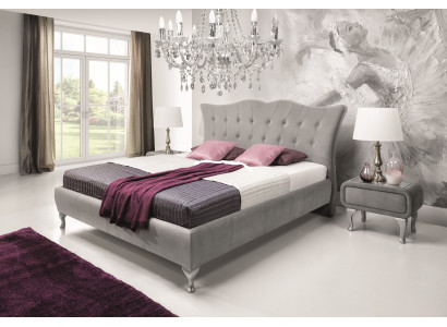 Cama Chesterfield cama tapizada de lujo cama matrimonial cama de diseño nuevas