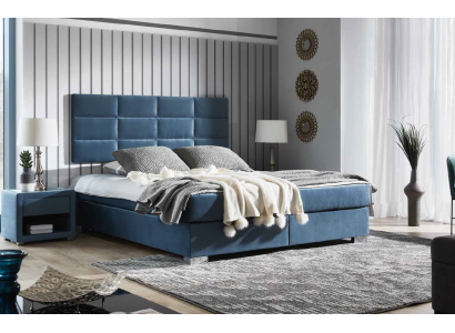 Cama de habitación Marco de cama Hotel Chesterfield Camas de lujo Boxspring Cama