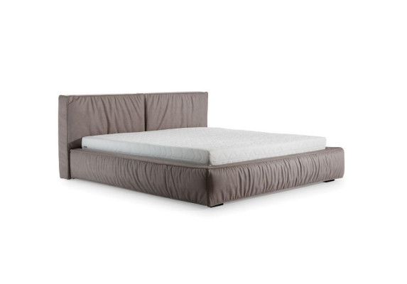 Cama Marrón Dormitorio Madera Muebles Textiles Estilo Clásico Art déco