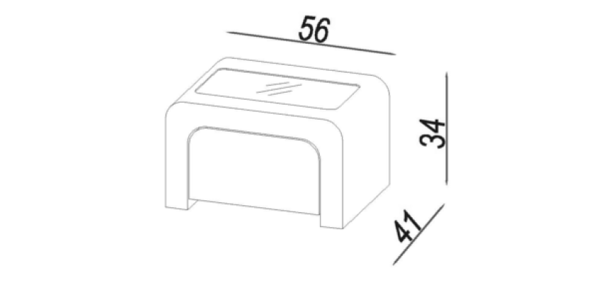 Mesa de noche Mesas de noche Cómoda de noche Mesa auxiliar Elección libre de color Calgary