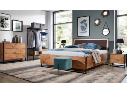 Cama de diseñador de madera Dormitorio Camas Textil Cuero Hotel Lujo Tapicería