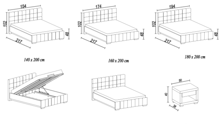 Una lujosa cama de diseño en un estilo contemporáneo sofisticado de la más alta calidad.