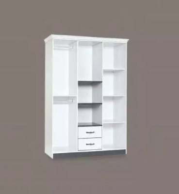 Armario de estilo rústico para ropa, muebles de dormitorio de madera blanca, armario, armarios elegantes.