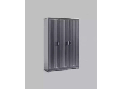 Armario Ropa Mueble Dormitorio Armarios Madera Negro Loft