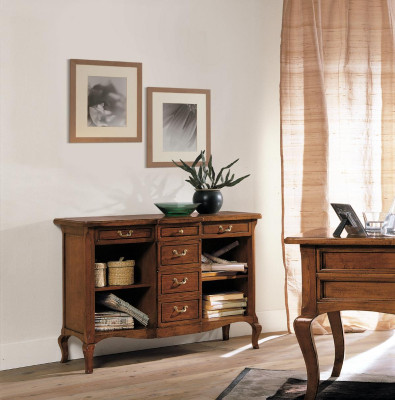 Armario clásico de madera maciza Muebles italianos Aparador Cómoda
