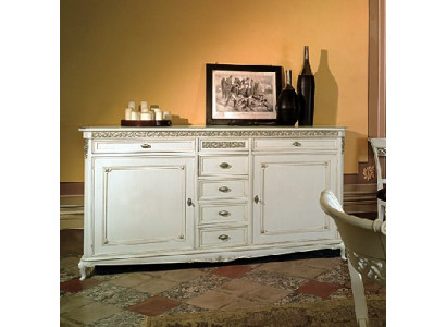 Cómoda Aparador Credenza Marrón Aparadores Madera Maciza Armario Muebles Cómodas