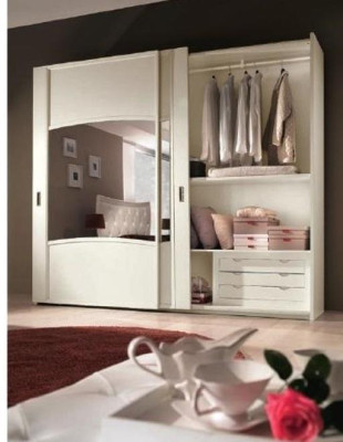 Armario de lujo con puertas correderas, armario de dormitorio, armarios de madera diseño.