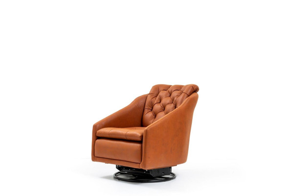 Sillón moderno para sala de estar, estilo naranja, muebles de diseñador, sala de estar del club de la sala de estar 75x90.