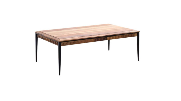 Mesa de centro mesa de café de madera marrón para sala de estar.