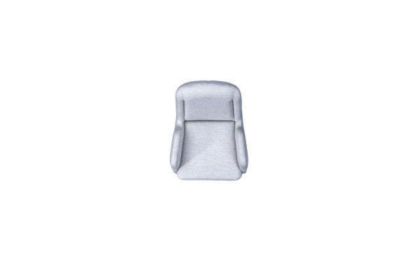 Diseñador Gris Sillón de lujo de 1 plaza Sillón tapizado de tela