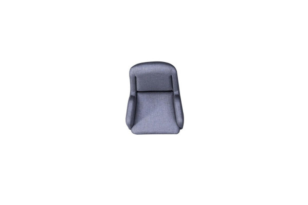 Diseñador Gris Sillón de lujo de 1 plaza Sillón tapizado de tela