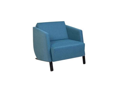 Lujo Sillón Azul diseñador Sala de estar Sofá de confort de una plaza