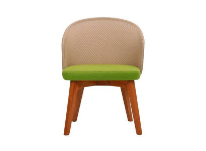 Silla de comedor bicolor de diseño moderno, silla de lujo de madera para una persona.
