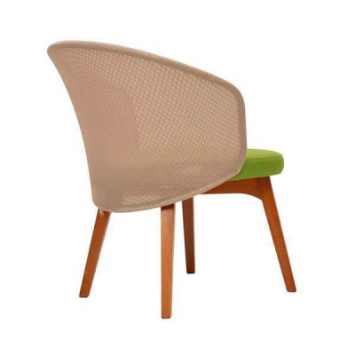 Silla de comedor bicolor de diseño moderno, silla de lujo de madera para una persona.