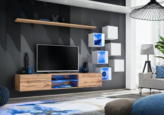 Muebles de salón aparador muebles de madera conjunto de lujo mobiliario completo armario de pared