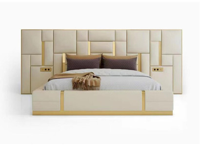 Diseño de conjuntos de dormitorio Cama Moderna Lujo Hotel Muebles