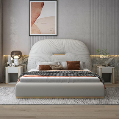 Mesitas de noche Mesa Consola Blanca Cómoda Mesita de noche MDF