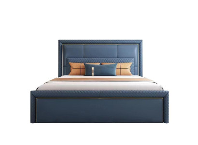 Cama moderna diseño de camas tapizadas para dormitorio estructura de cama 180x200 cm.