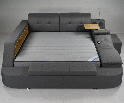 Cama multifuncional Camas dobles modernas 180x200 cm Cama dormitorio