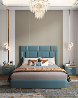 Mesitas de noche, consolas, mesa auxiliar diseño moderno, consolas de noche de madera.