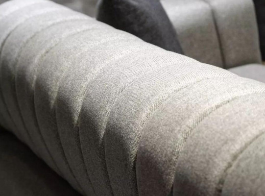 Moderno conjunto de sofás de tres piezas de tela de lujo - sofás muebles