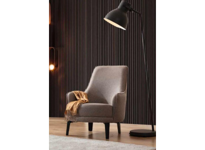 Sillones modernos, sillón orejero, sillón de cóctel, muebles de diseño de lujo, muebles de madera.