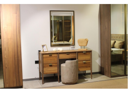 Mueble de lujo diseño tocador con espejo taburete Nuevo dormitorio Nuevo