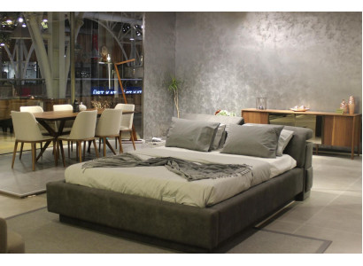 Diseño de cama Cama doble Camas de lujo Muebles de dormitorio tapizados Nuevos