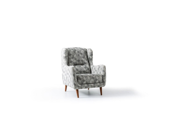 Muebles de lujo sofá de tres plazas 1 plaza Sillón moderno Tapizado textil.