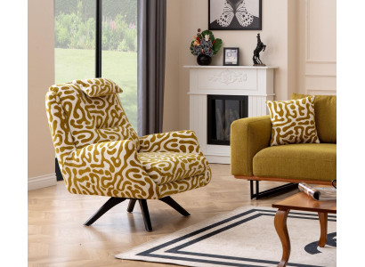 Silla moderna verde sala de estar muebles de asiento tela de diseño de lujo muebles lounge.