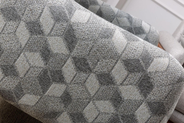 Conjunto de sala de estar de 2 piezas, sofá de tres plazas moderno y sillón de tela.