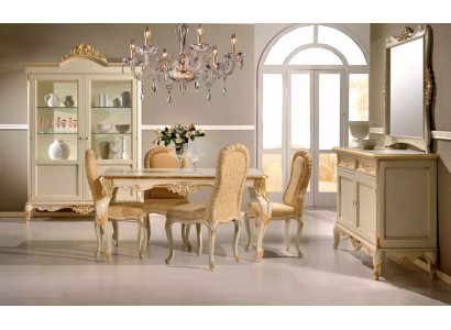Mesa de comedor 4 x sillas Conjunto de comedor Grupo de comedor de madera de 8 piezas. Conjunto de mobiliario