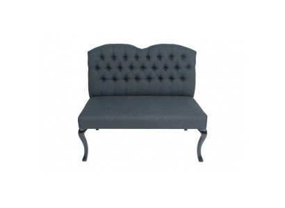 Sofá tapizado de tela Chesterfield Banco Decoración Restaurante Tienda de tela Banco de asientos