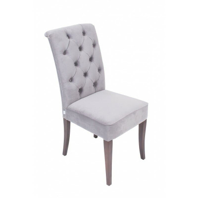 Silla de diseño Chesterfield set de 6 sillas nuevas de tela para grupo de hoteles.