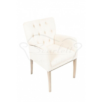 Sillas Chesterfield de diseñador x6 - Conjunto de sillas tapizadas para hoteles.