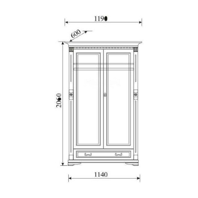 Clásicos armarios Armario Mueble armario Armario ropero Macizo Estilo colonial O2D